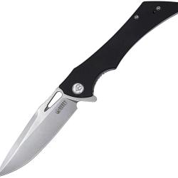 Couteau Pliant KB Knives Raven Lame Acier AUS-10 Manche G10 Noir Linerlock KUB245D