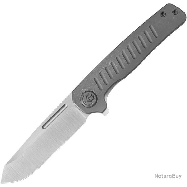 Couteau Pliant KB Knives Steelhead DSW Lame Acier M390 Tanto Invers� Manche Titane Linerlock KUB315B