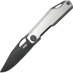 Couteau Pliant KB Knives Verijero Lame Acier 14C28N Manche Titane Gris Framelock KUB340B