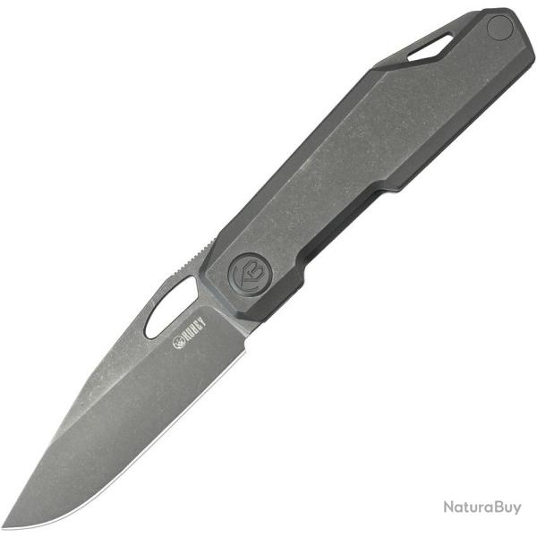 Couteau Pliant KB Knives Verijero BSW Lame Acier 14C28N Manche Titane Framelock KUB340E