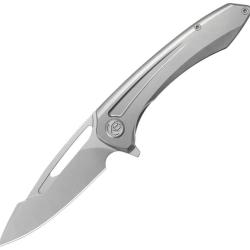 Couteau Pliant KB Knives Merced Lame Acier M390 Drop Point Manche Titane Framelock KUB352A