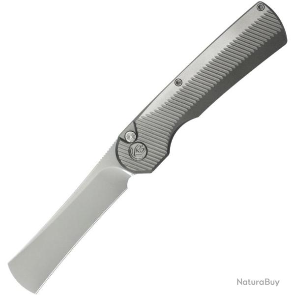 Couteau Pliant KB Knives Ikul Lame Acier M390 Manche Titane Button Lock KUB380A