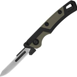Couteau Kershaw Lonerock RBK 2 Lame Acier Manche Nylon Noir et Vert Linerlock &Eacute;tui Nylon KS1891
