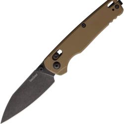 Couteau Pliant Kershaw Bel Air DuraLock Lame Acier CPM-MagnaCut Manche G10 Marron KS6105FDEBW