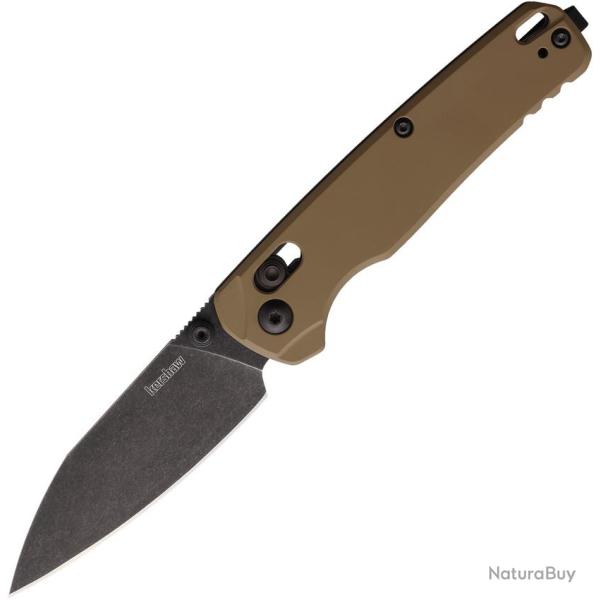 Couteau Pliant Kershaw Bel Air DuraLock Lame Acier CPM-MagnaCut Manche G10 Marron KS6105FDEBW