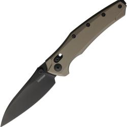 Couteau Pliant Kershaw Bareknuckle DuraLock Lame Acier CPM-MagnaCut Manche Aluminium KS6777FDEBLK