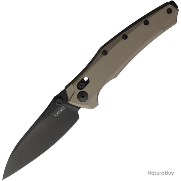 Couteau Pliant Kershaw Bareknuckle DuraLock Lame Acier CPM-MagnaCut Manche Aluminium KS6777FDEBLK