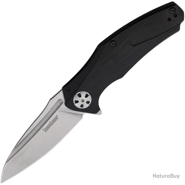 Couteau Pliant Kershaw Natrix Sub-Framelock Lame Acier 8Cr13MoV Manche G10 Noir Framelock KS7007BK
