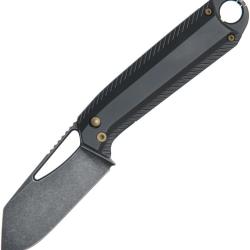 Couteau Pliant Ketuo Ventr V4 LinerlockBK/SW Lame Acier M390 Manche Titane Noir Linerlock KETM0111
