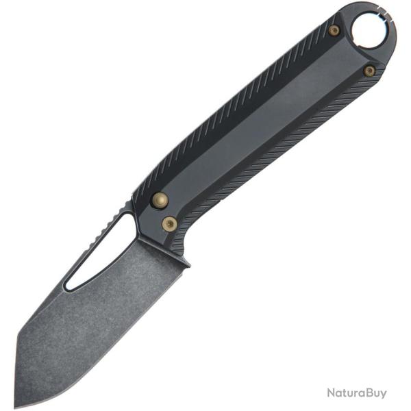 Couteau Pliant Ketuo Ventr V4 LinerlockBK/SW Lame Acier M390 Manche Titane Noir Linerlock KETM0111