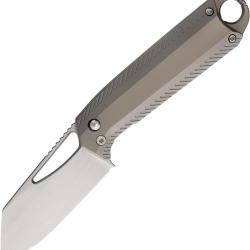 Couteau Pliant Ketuo Ventr V4 Lame Acier M390 Manche Titane Bronze Linerlock KETM0112