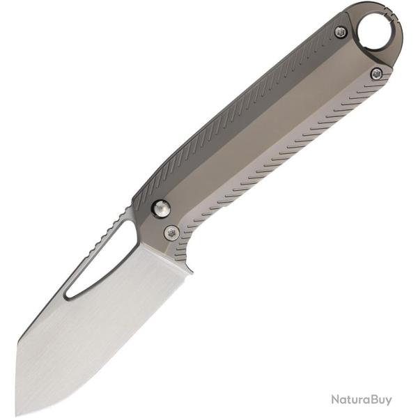 Couteau Pliant Ketuo Ventr V4 Lame Acier M390 Manche Titane Bronze Linerlock KETM0112