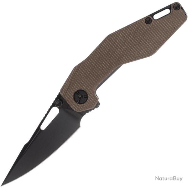 Couteau Pliant Ketuo Woody Lame Acier 14C28N Manche Micarta Linerlock KETM0119