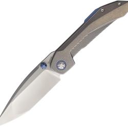 Couteau Pliant Ketuo Stabitha Lame Acier M390 Tanto Manche Titane Framelock KETM0128