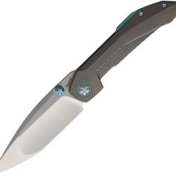 Couteau Pliant Ketuo Stabitha Lame Acier M390 Tanto Manche Titane Framelock KETM0129