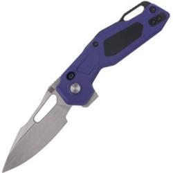 Couteau Ketuo Mini Griffin Lame Acier 14C28N Manche G10 et G10 Violet et Noir Linerlock KETM066