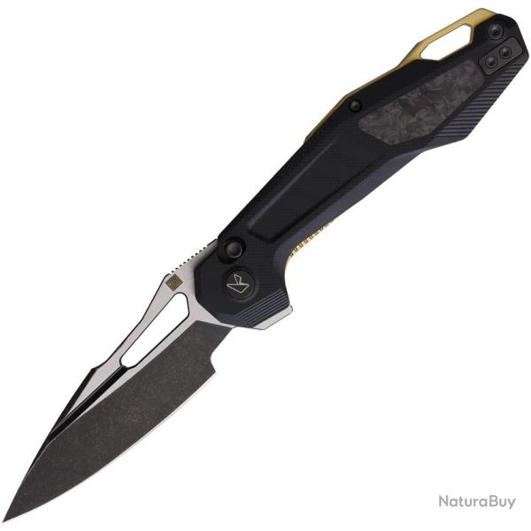 Couteau Pliant Ketuo Griffin Lame Acier 14C28N Satin�e Manche G10 Noir Linerlock KETM073