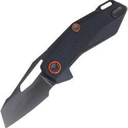 Couteau Pliant Ketuo Thorn Lame Acier 14C28N Tanto Invers&eacute; Manche G10 Noir Linerlock KETM087