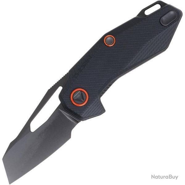 Couteau Pliant Ketuo Thorn Lame Acier 14C28N Tanto Invers� Manche G10 Noir Linerlock KETM087