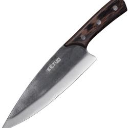 Couteau de Chef Ketuo Lame Inox Manche Noyer KETM5101