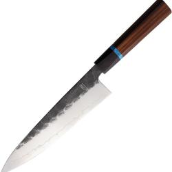 Couteau de Chef Ketuo Kawahiro Lame Acier Manche &Eacute;b&egrave;ne KH6603