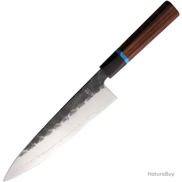 Couteau de Chef Ketuo Kawahiro Lame Acier Manche �b�ne KH6603