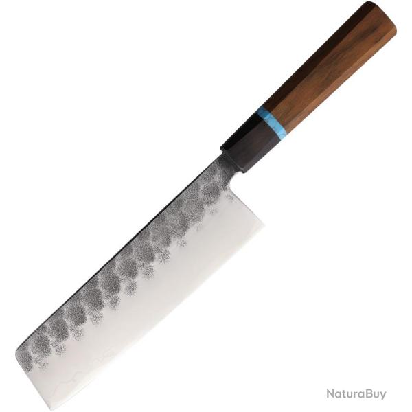 Couteau de Cuisine Ketuo Kawahiro Cleaver Lame Acier Manche �b�ne KH6610
