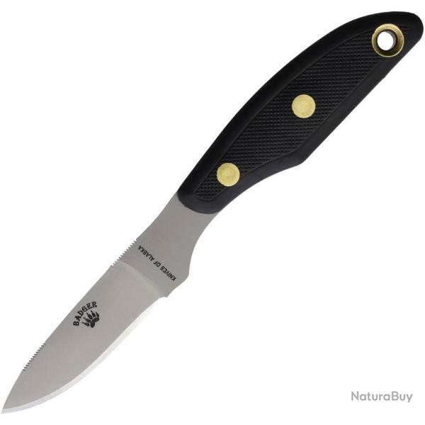Couteau Fixe Knives Of Alaska Badger SG Lame Acier D2 �tui Cuir KOA00040FG