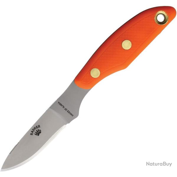 Couteau Fixe Knives Of Alaska Badger SG Lame Acier D2 �tui Cuir KOA00041FG