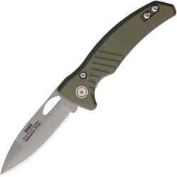 Couteau Pliant Knives Of Alaska Eagle Lame Acier CPM-MagnaCut Manche G10 Vert OD et Noir KOA00083FG