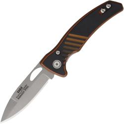 Couteau Pliant Knives Of Alaska Eagle Lame Acier CPM-MagnaCut Manche G10 Noir et Orange KOA00084FG