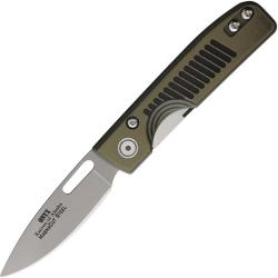 Couteau Knives Of Alaska Onyx Magna Lame Acier CPM-MagnaCut Manche G10 Vert Olive et Noir KOA00788FG