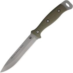 Couteau Knives Of Alaska Defense Survival Lame Acier D2 Manche G10 Vert OD &Eacute;tui Plastique KOA00846FG