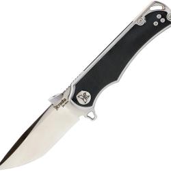 Couteau Pliant Krudo Karsino 10 LTE Lame Acier 8Cr13MoV Manche G10 Noir Framelock SNG889