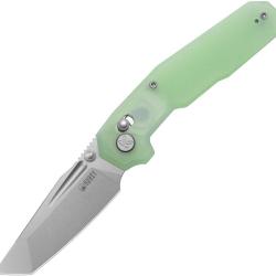 Couteau Pliant KUBEY Carve Nest Jade Lame Acier 14C28N Tanto Manche G10 Linerlock KUB237F1