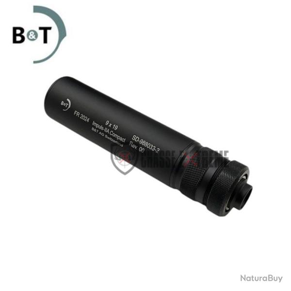 Silencieux B&T Impuls-IIA Compact 1/2X28 Cal 9x19