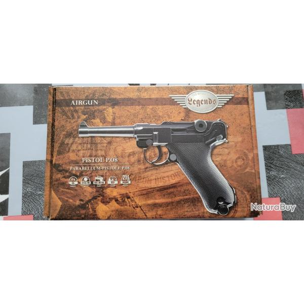 Pistolet airgun Umarex Legends P.08 version No Blowback