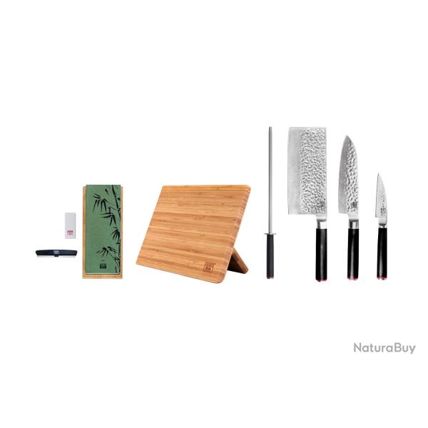 Asian Deluxe 6-Piece Knife Set - Pakka Collection