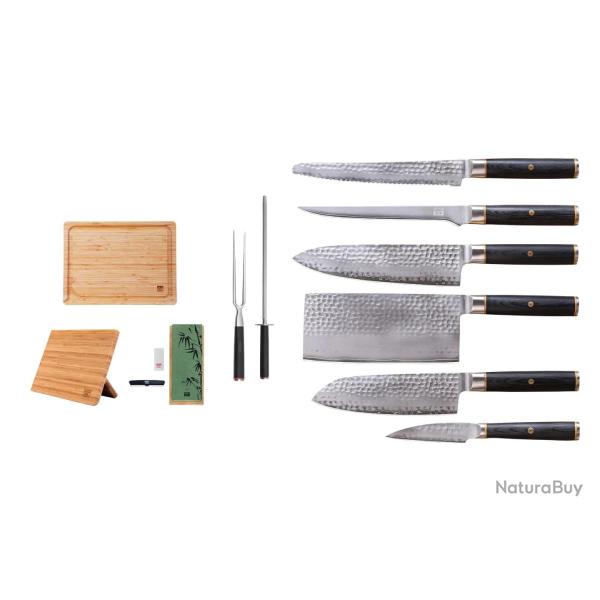 Complete 11-Piece Knife Set - Pakka San-Mai Collection