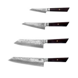 Complete 4-Piece Knife Set - Bunka Damascus Collection