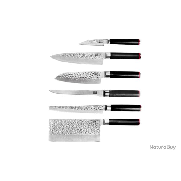 Complete 6-Piece Knife Set - Pakka Collection