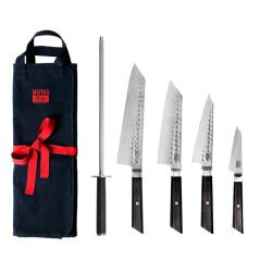 Complete 6-Piece Nomad Knife Set - Bunka Collection