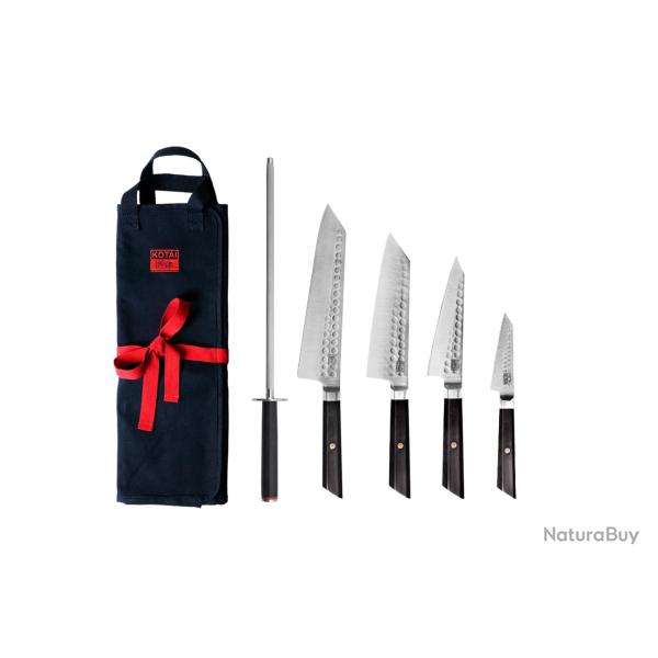 Complete 6-Piece Nomad Knife Set - Bunka Collection