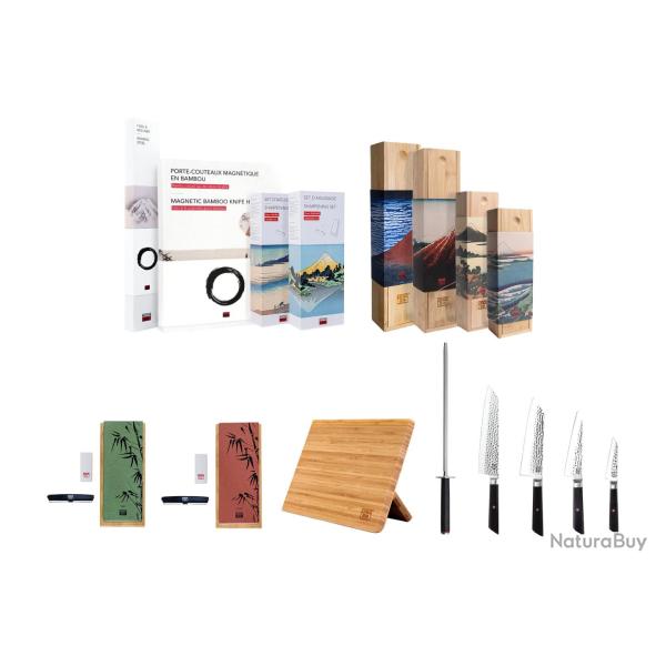 Complete 8-Piece Knife Set - Bunka Collection