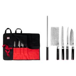 Complete 8-Piece Nomad Knife Set - Pakka Collection