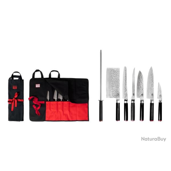 Complete 8-Piece Nomad Knife Set - Pakka Collection