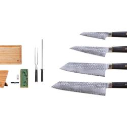 Complete 9-Piece Knife Set - Bunka San-Mai Collection