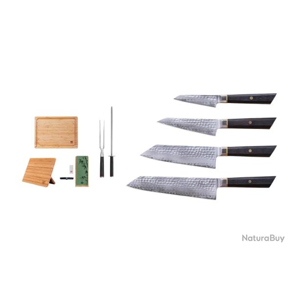 Complete 9-Piece Knife Set - Bunka San-Mai Collection