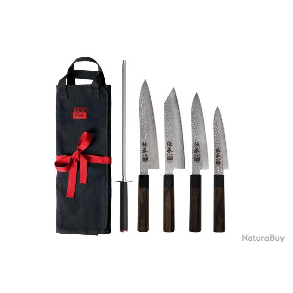 Complete Nomade 6-Piece Knife Set - Densho Collection