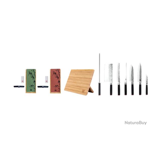 Complete Professional 10-Piece Knife Set - Pakka Collection